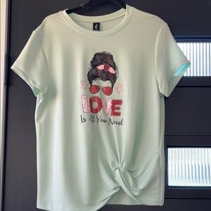 Love Is All You Need Sketchers Shirt Size M
